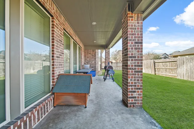 a view of outdoor space and deck