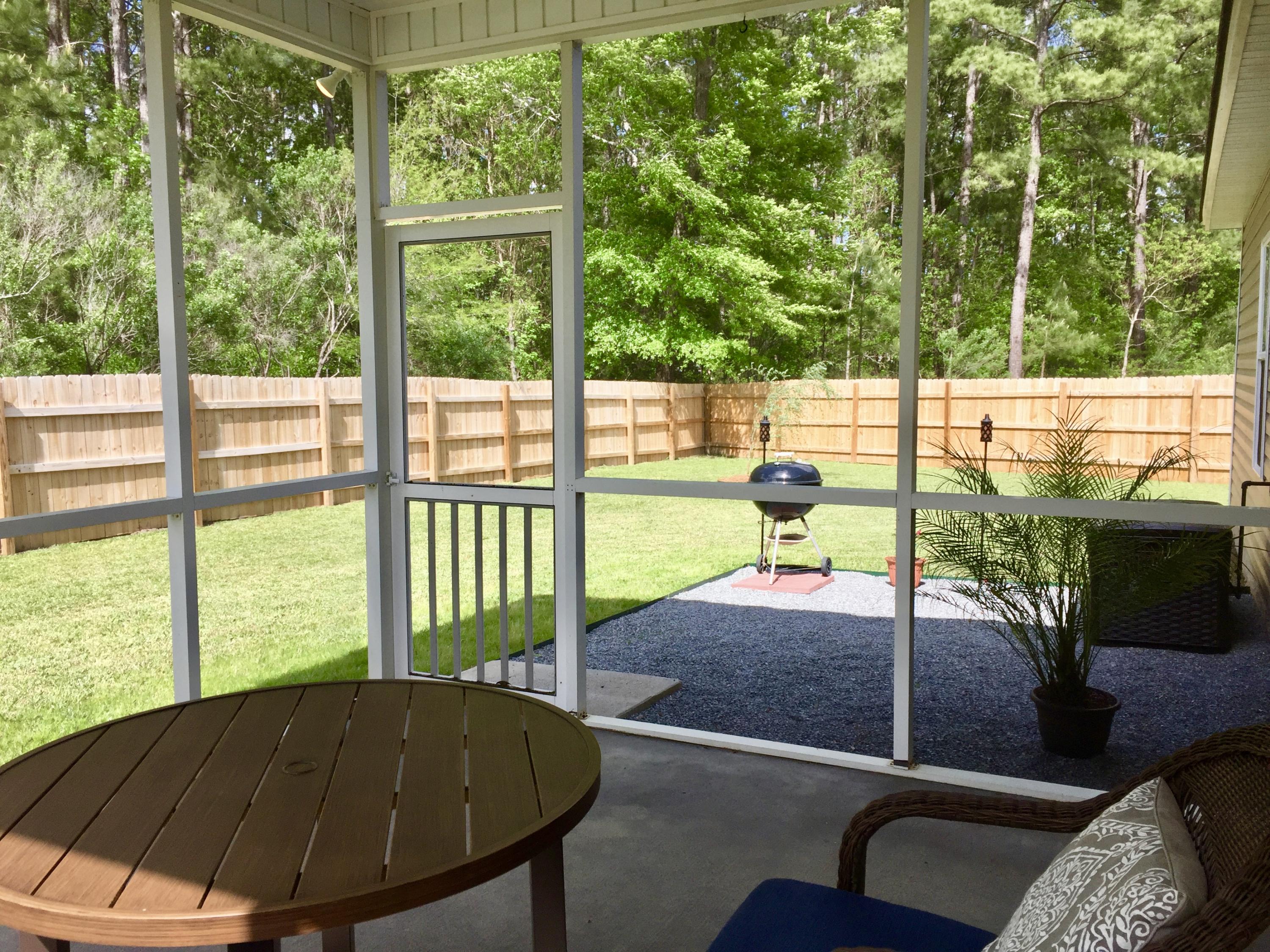 102 Harvest Moon Road Moncks Corner, SC 29461 - Photo 9 of 23 Barbeque Area from Porch
