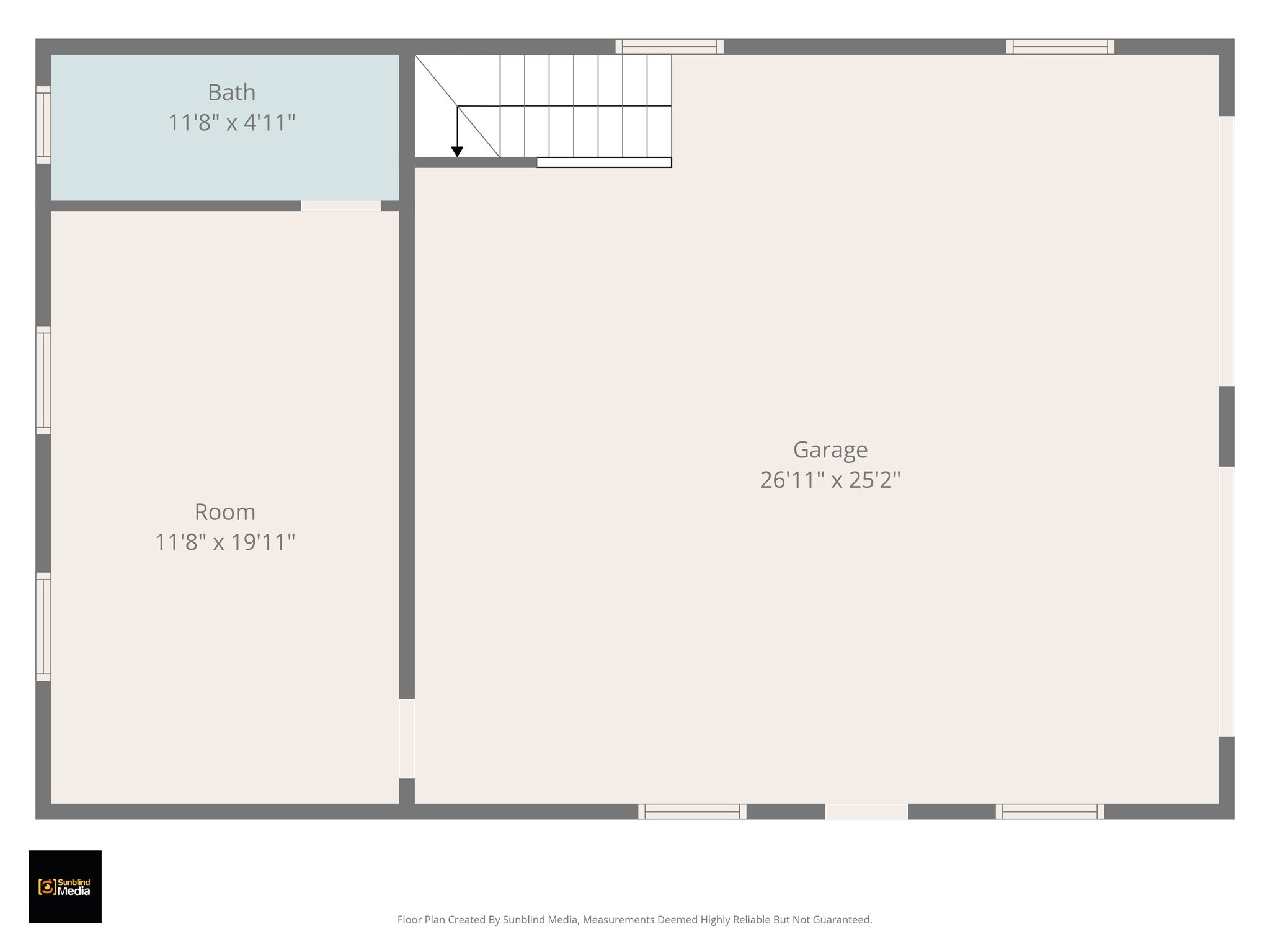 12868 Levi Road Willis, TX 77378 - Photo 36 of 41 Downstairs layout of Garage