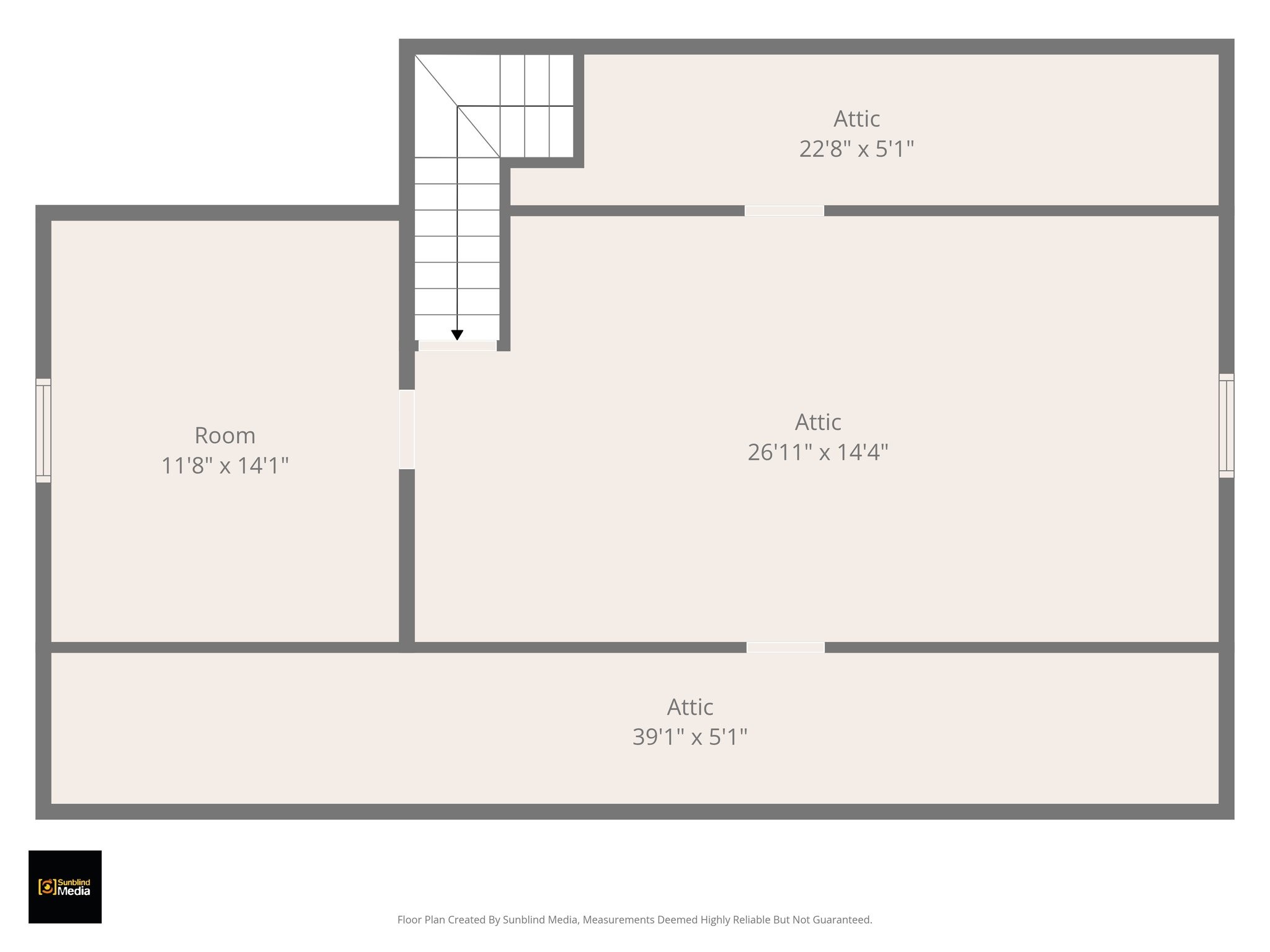12868 Levi Road Willis, TX 77378 - Photo 37 of 41 Upstairs layout of Garage