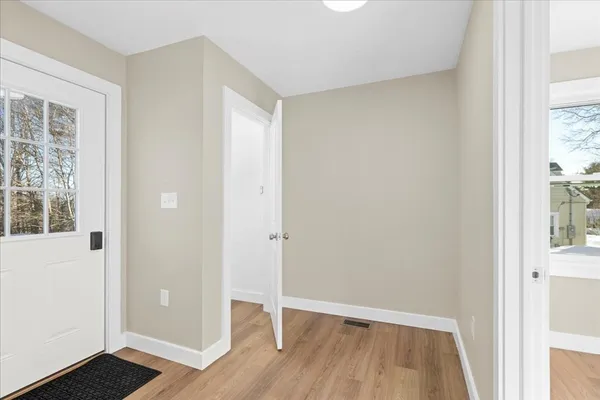 wooden floor in an empty room