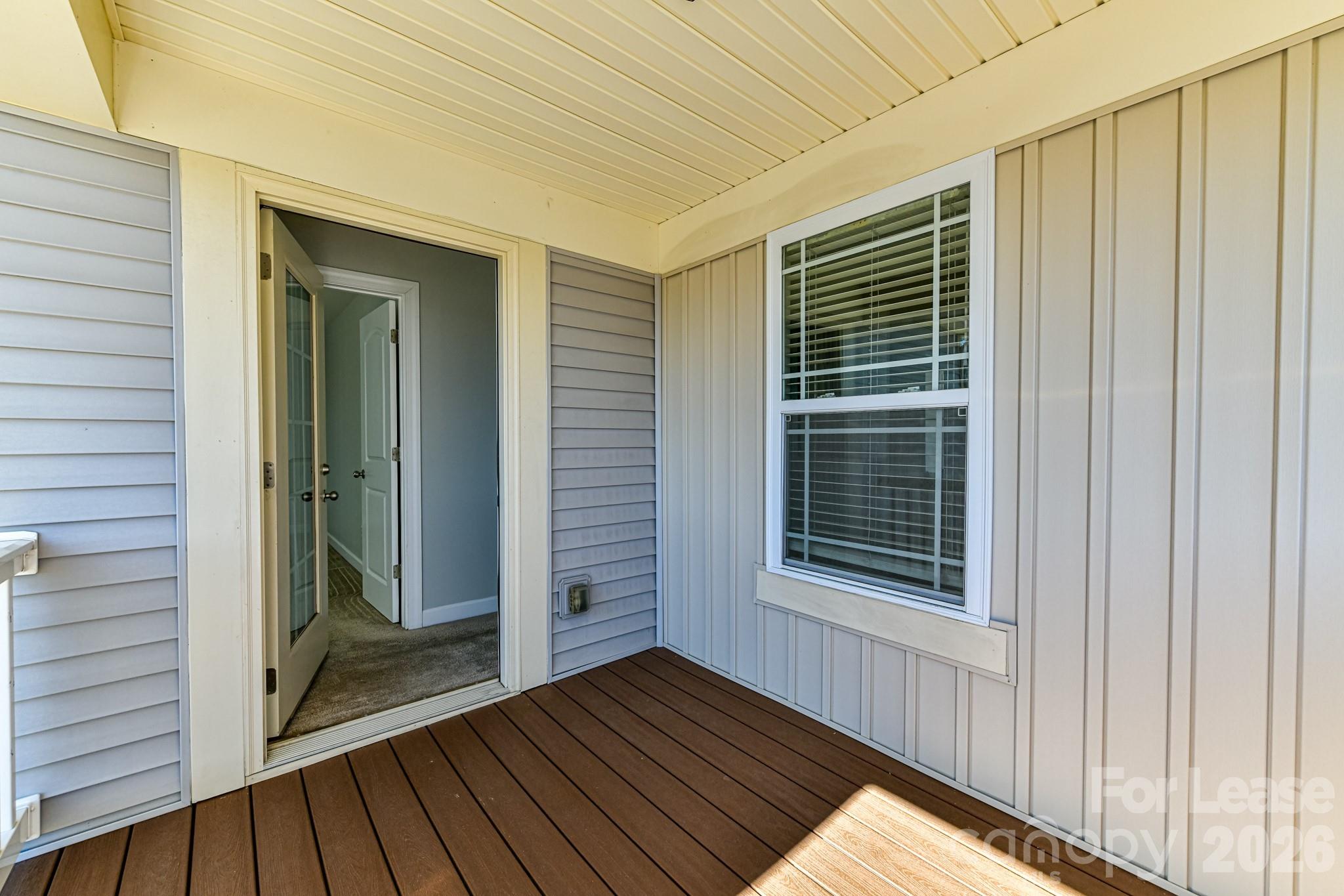 4316 Hubbard Road Charlotte, NC 28269 - Photo 41 of 46 a view of a balcony with a door