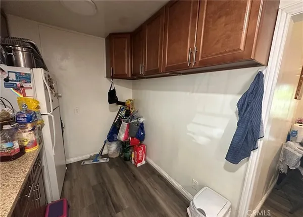 a view of storage and utility room