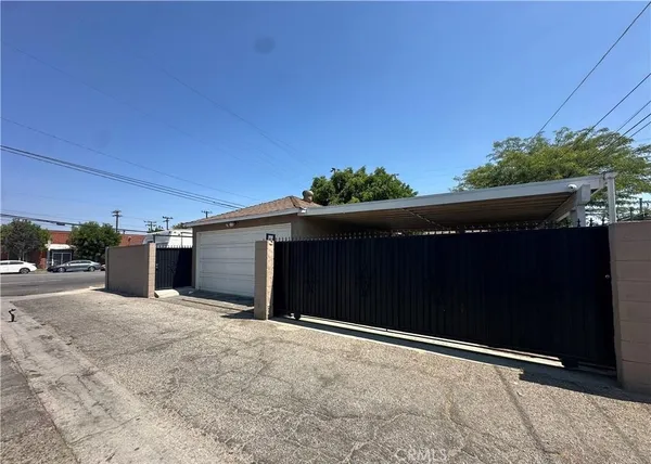 a view of a car garage