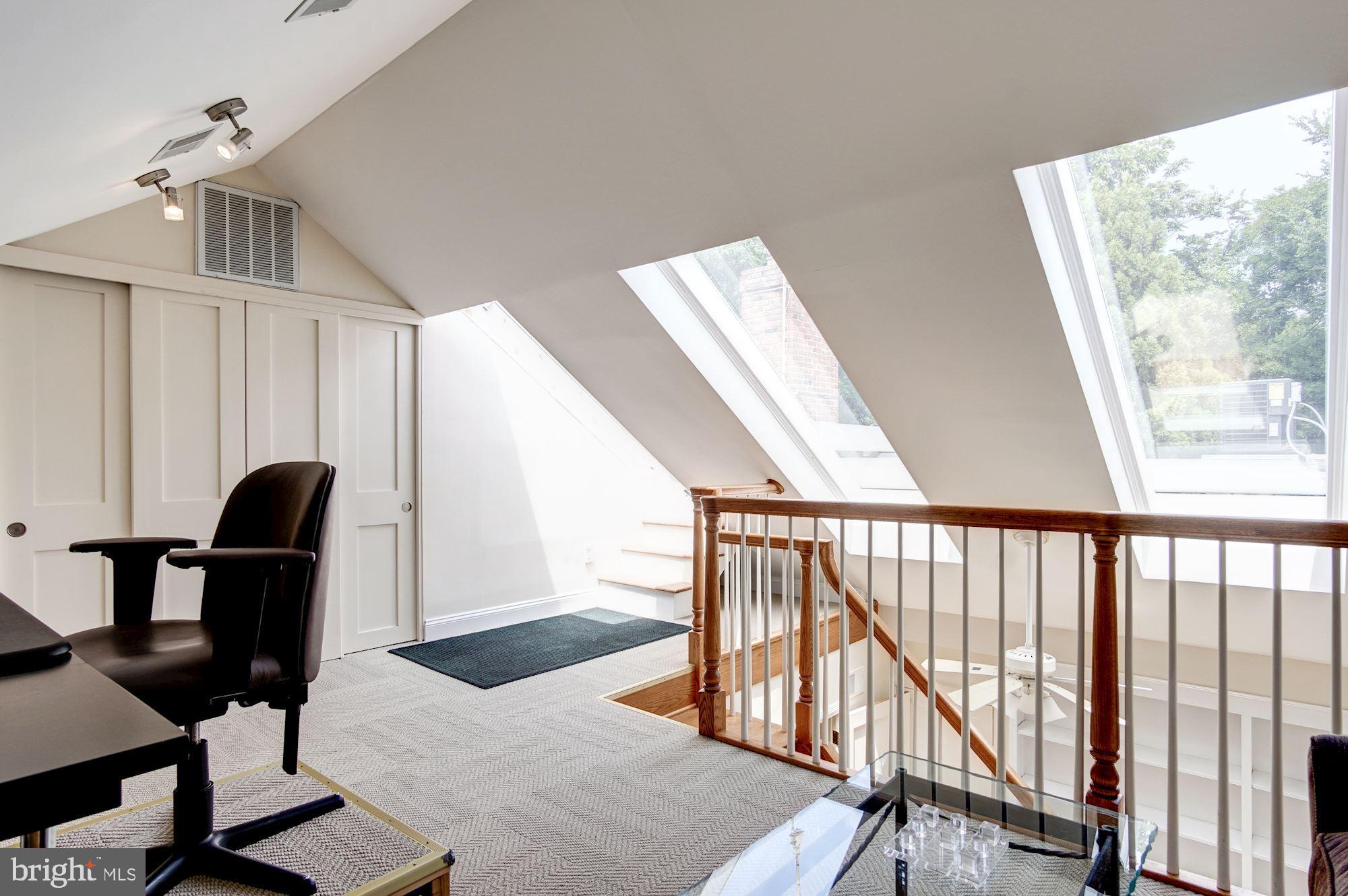 3323 Reservoir Road Northwest Washington, DC 20007 - Photo 26 of 37 Sleeping Loft to Roof