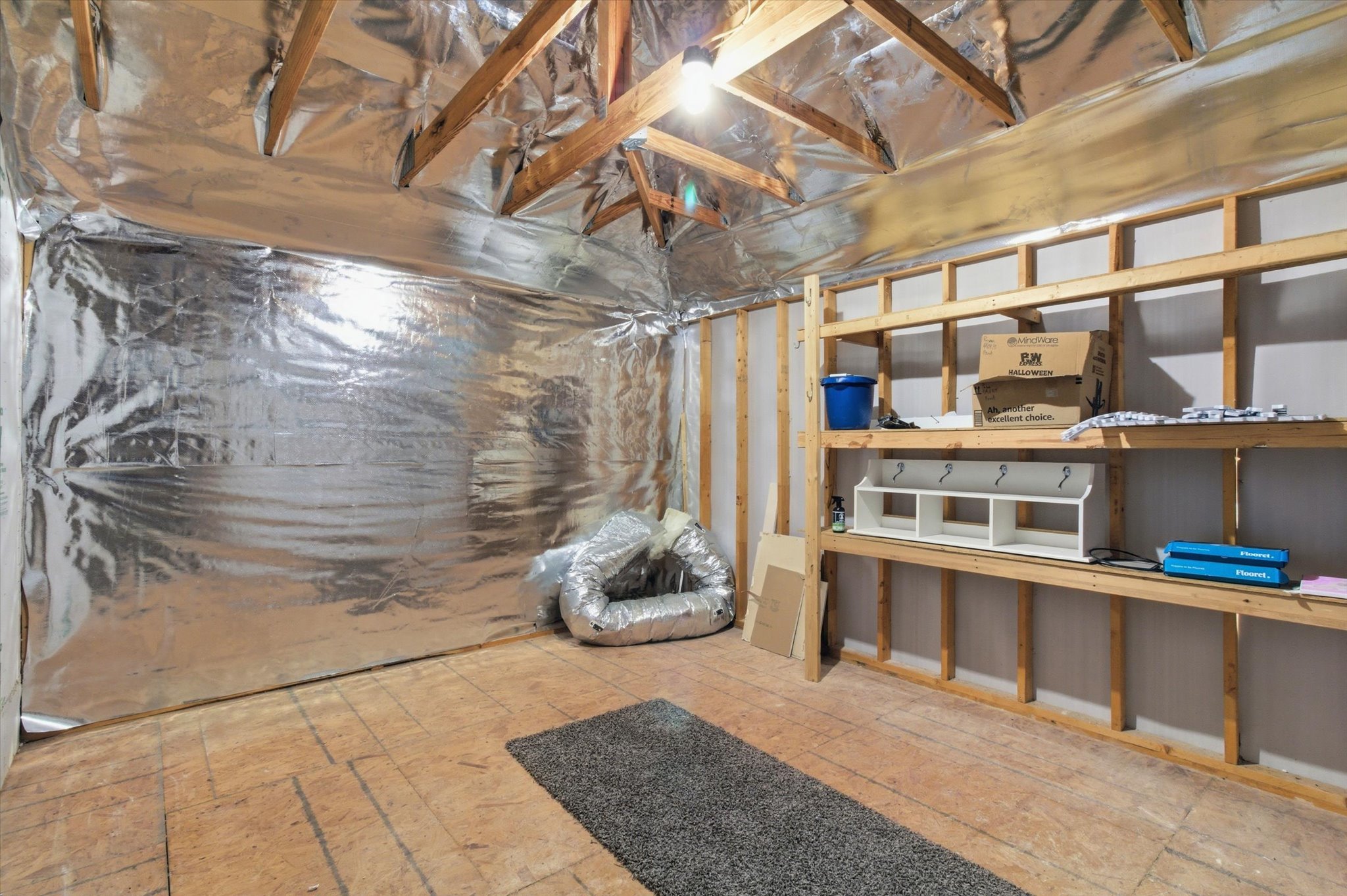 1511 Rimstone Drive Cedar Park, TX 78613 - Photo 29 of 39 You can add sheetrock, insulation and AC vent to create extra 300 SF room to increase the home value. Functional storage space features robust shelving, perfect for organizing your belongings.