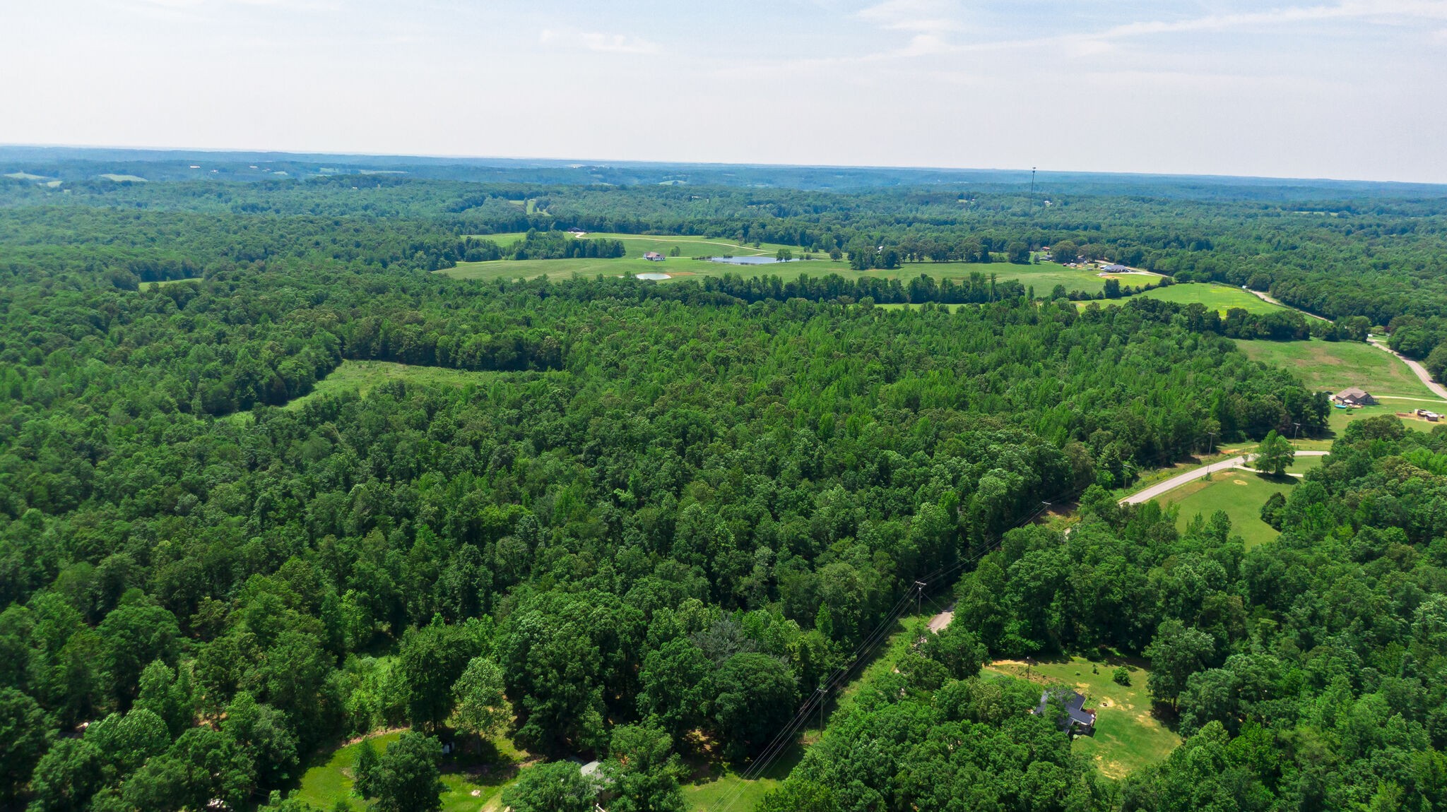 0 Foster Road Cumberland Furnace, TN 37051 - Photo 25 of 30 an aerial view of green landscape with trees houses and mountain view