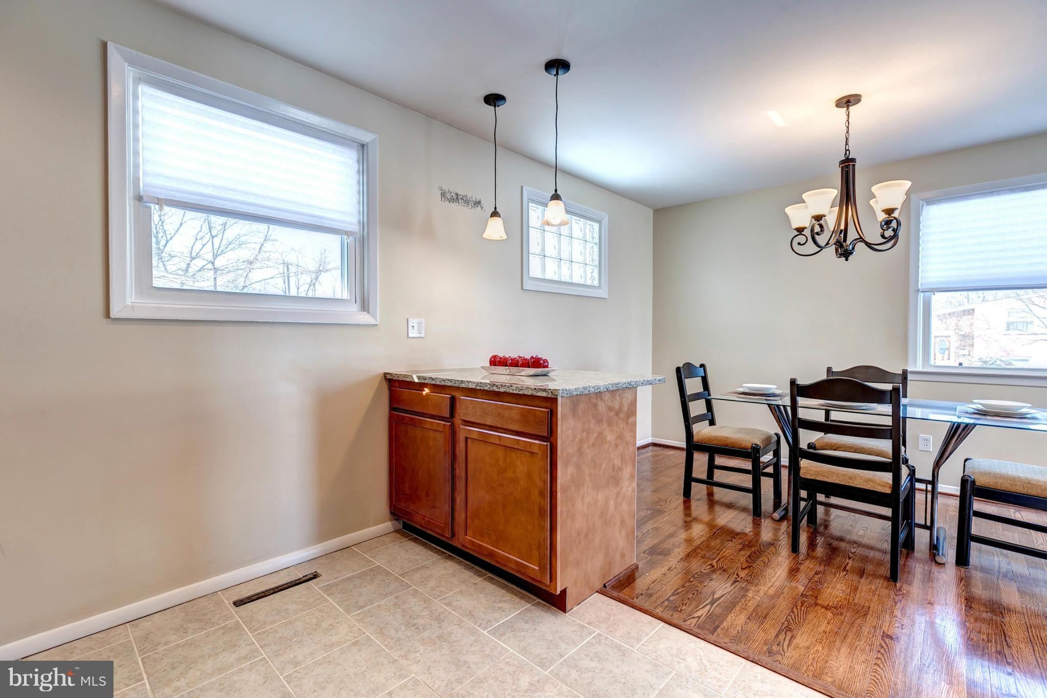 8417 Billson Road Randallstown, MD 21133 - Photo 11 of 29 Kitchen With Bar Seating