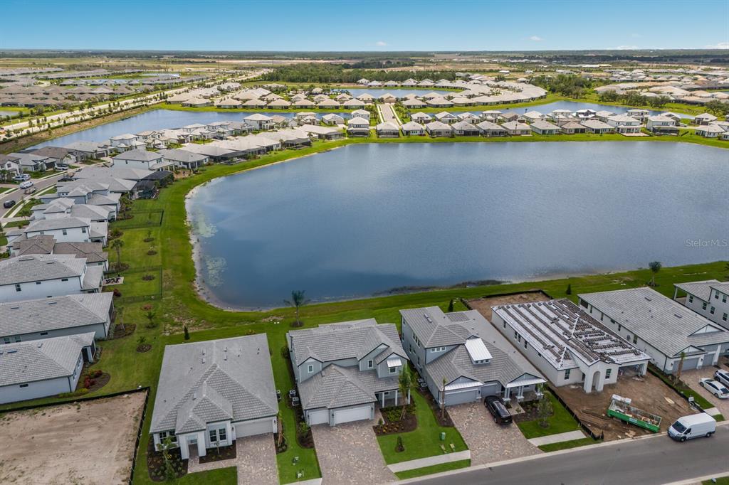 4611 Sweet Retreat Run Lakewood Ranch, FL 34211 - Photo 34 of 37 an aerial view of residential houses with outdoor space