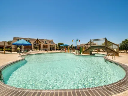 a view of a lake with a houses