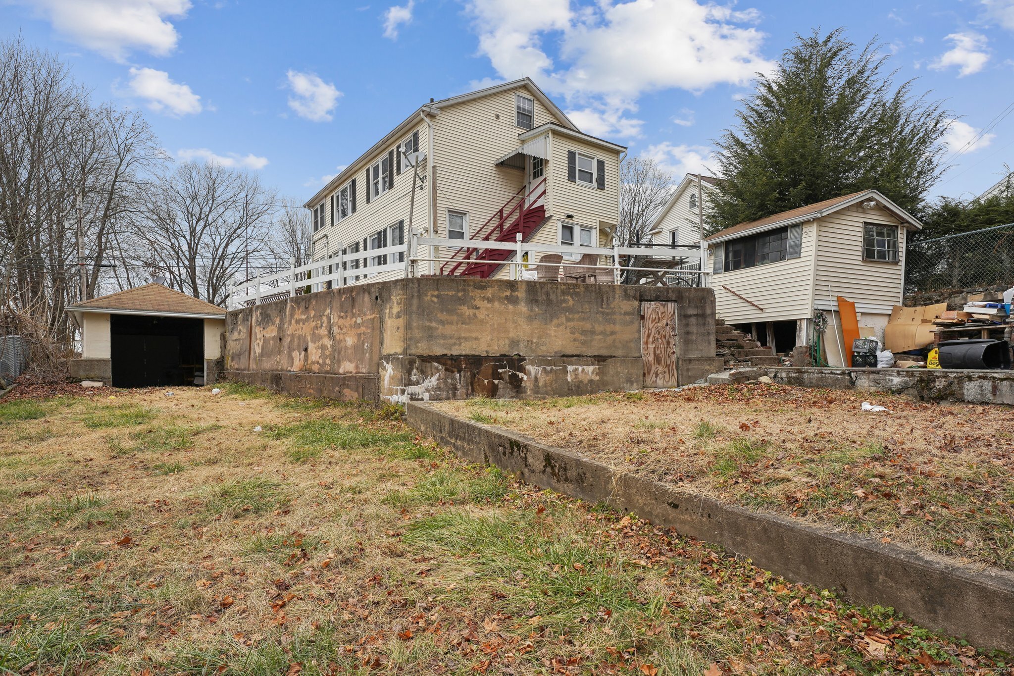 59 High Street Derby, CT 06418 - Photo 28 of 29 a view of a house with a yard