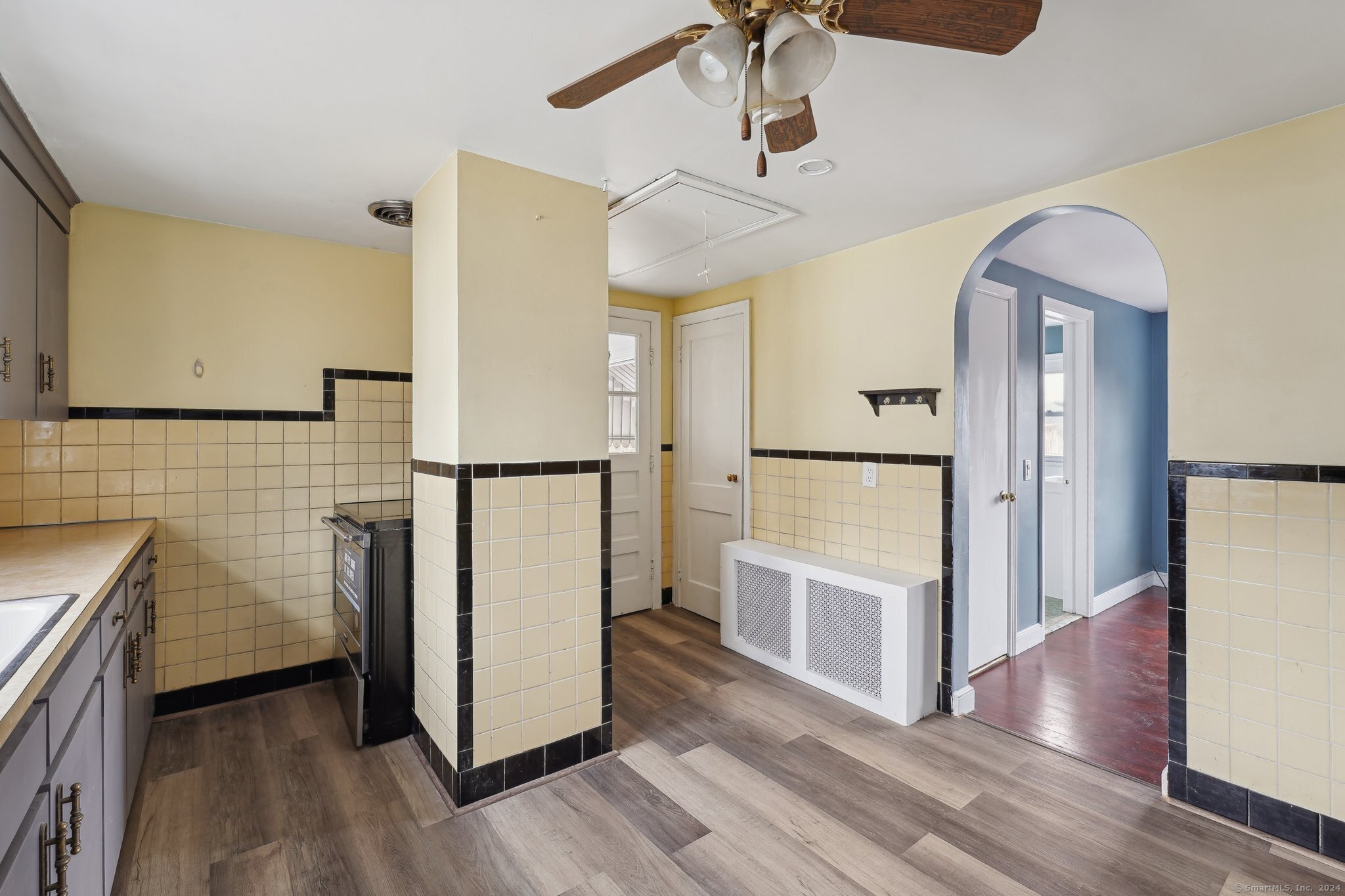 59 High Street Derby, CT 06418 - Photo 9 of 29 a view of entryway and hall with wooden floor