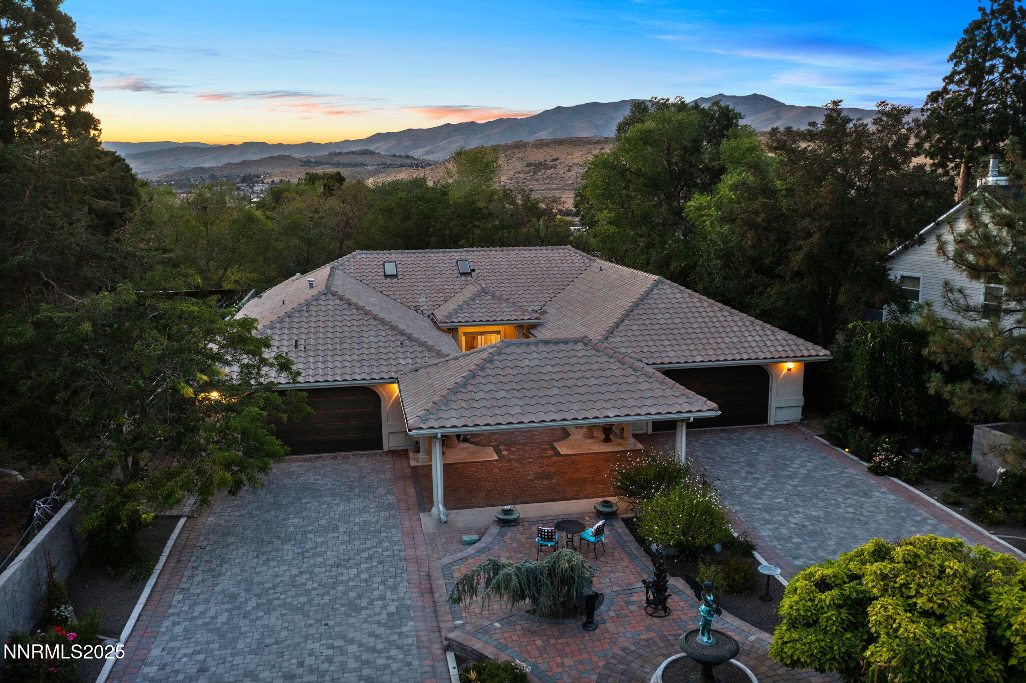 5195 Canyon Drive Reno, NV 89519 - Photo 50 of 69 an aerial view of a house with mountain view