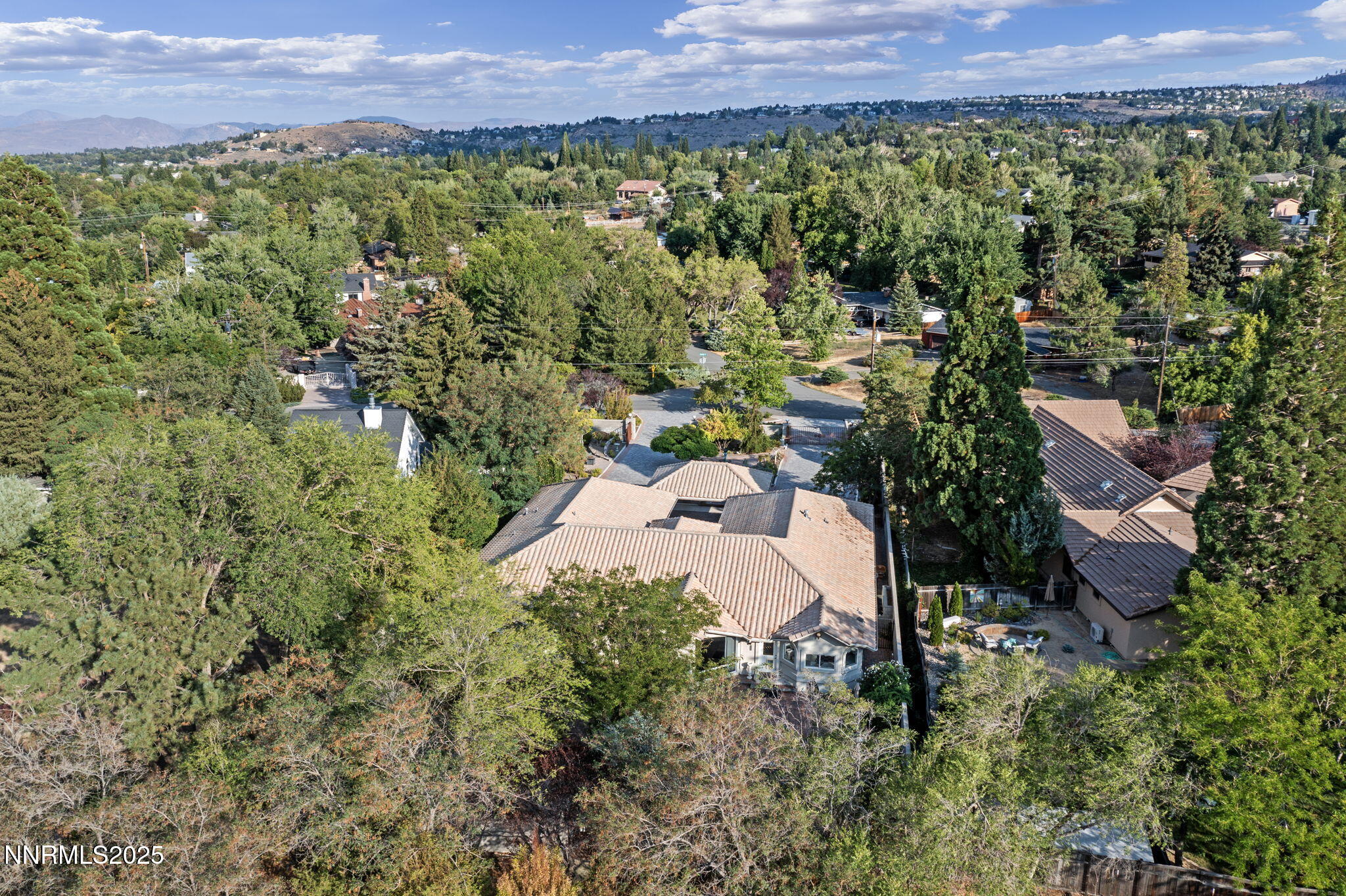 5195 Canyon Drive Reno, NV 89519 - Photo 68 of 69 an aerial view of a house with a yard