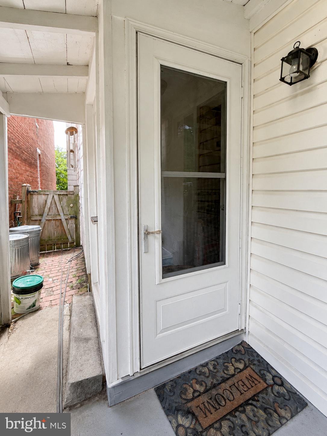 327 East 3rd Street Frederick, MD 21701 - Photo 22 of 26 Door to rear yard