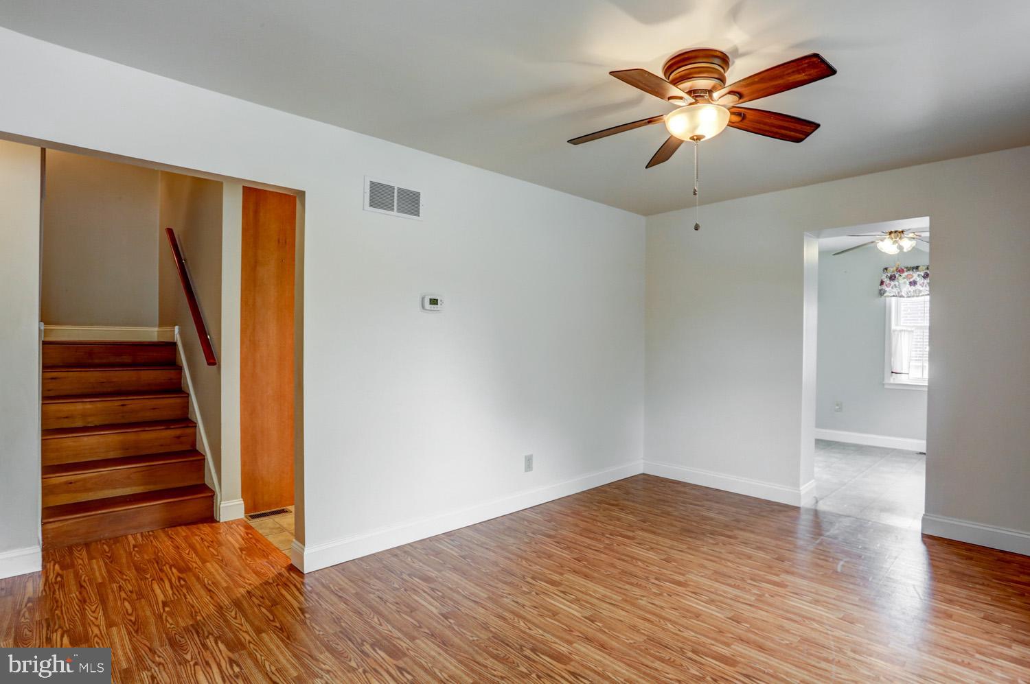 411 Haig Boulevard Reading, PA 19607 - Photo 7 of 36 Living Room looking at stairs to 2nd floor