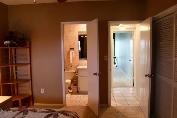view of bathroom with tub and shower