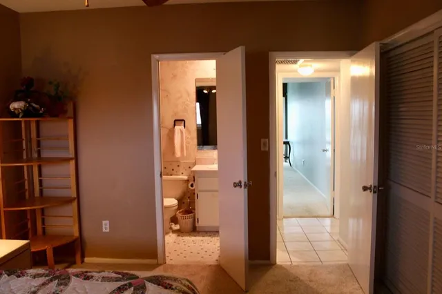 view of bathroom with tub and shower