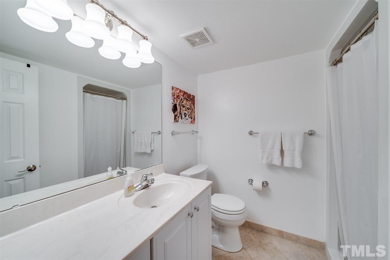 808 Davidson Street Raleigh, NC 27609 - Photo 26 of 30 a bathroom with a sink a toilet and mirror