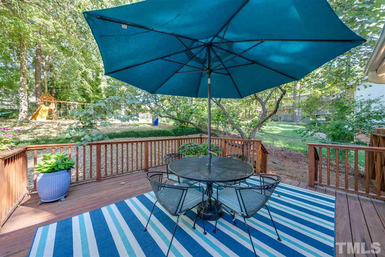 808 Davidson Street Raleigh, NC 27609 - Photo 30 of 30 a view of balcony with outdoor seating and wooden floor