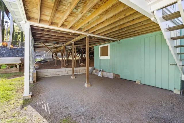 a view of under construction room and staircase