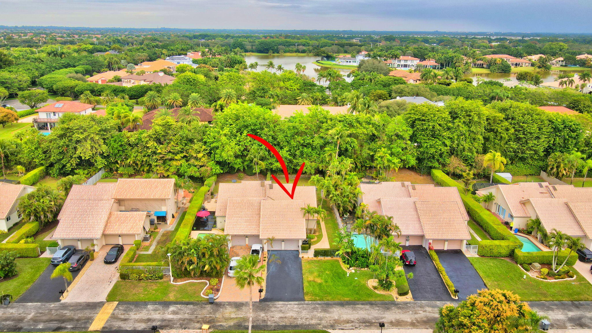 9717 Erica Court Boca Raton, FL 33496 - Photo 3 of 49 an aerial view of residential houses with outdoor space and trees