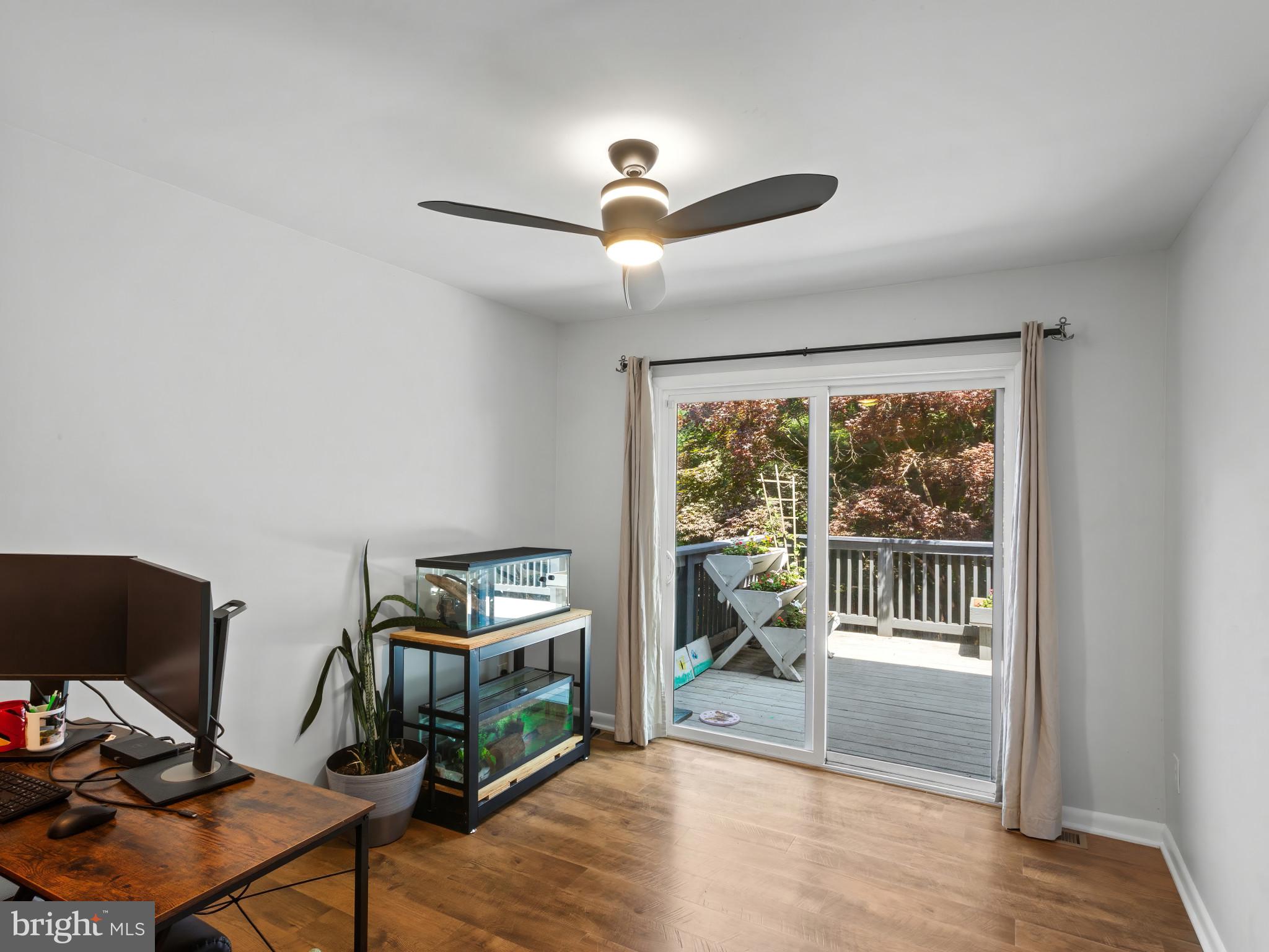 1153 Hampton Road Annapolis, MD 21409 - Photo 9 of 50 Bedroom/Home Office with view of the deck