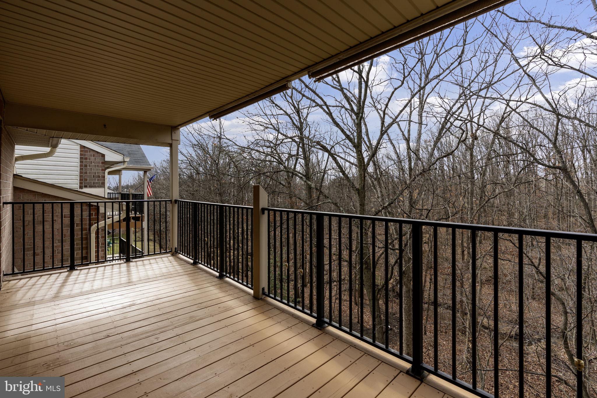 3901 Darleigh Road, Unit 3G Baltimore, MD 21236 - Photo 38 of 41 Deck w/kitchen and Living Room Patio Doors