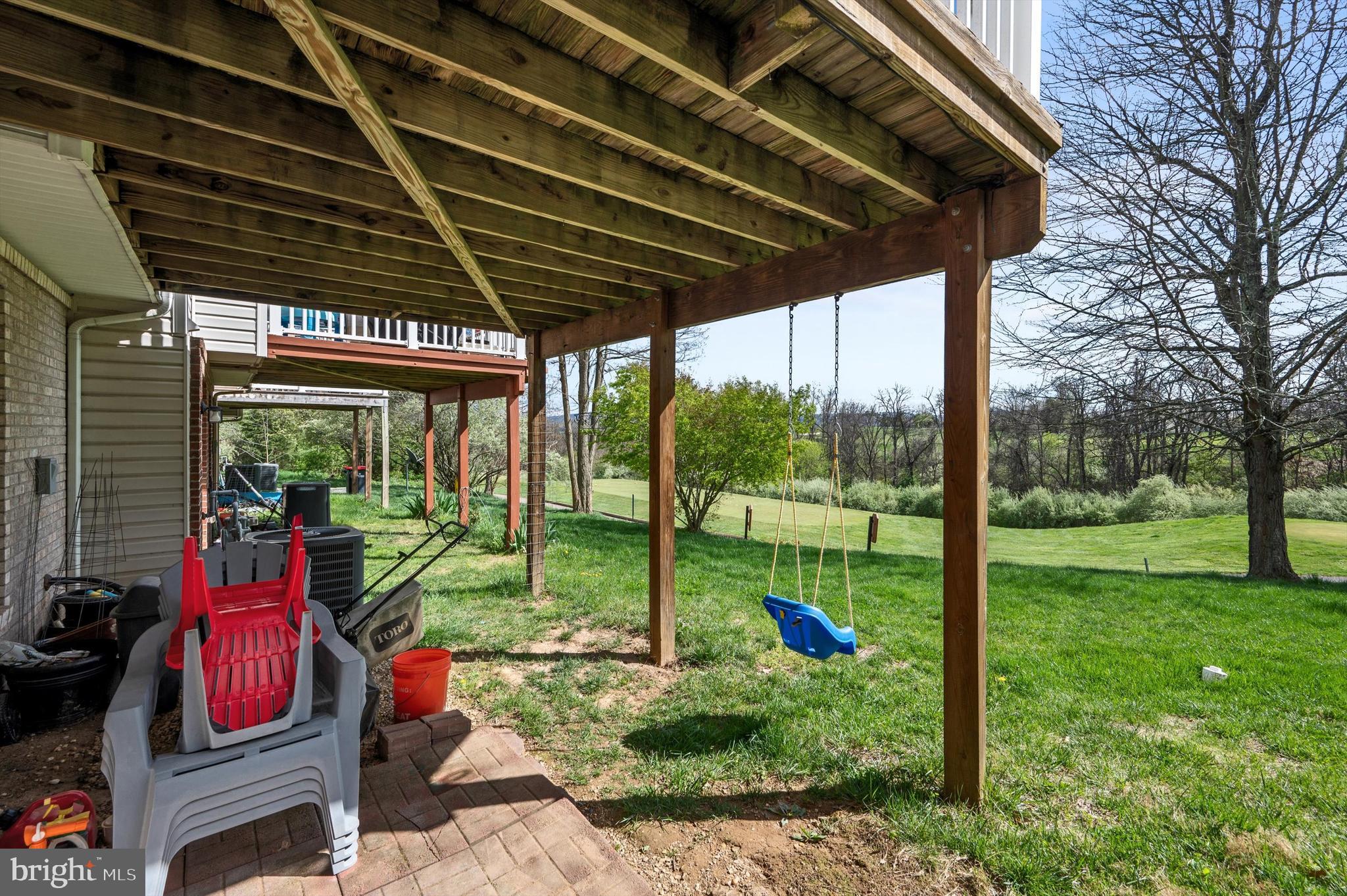 15 Driver Square Front Royal, VA 22630 - Photo 32 of 45 a view of a porch with furniture and garden