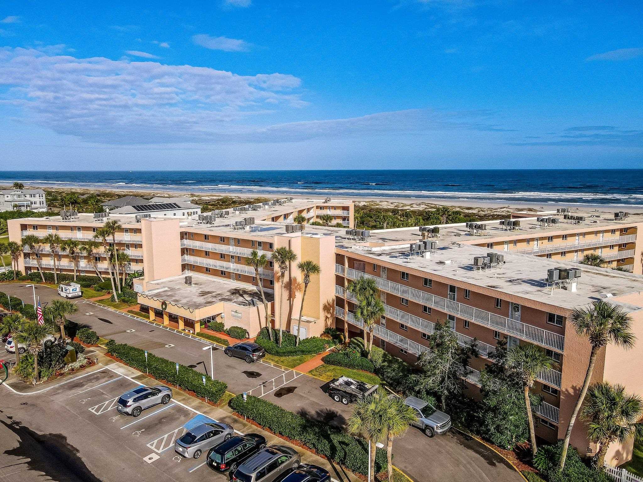 4 Ocean Trace Road, Unit 108 St. Augustine, FL 32080 - Photo 54 of 54 Drone / aerial view of a nearby body of water