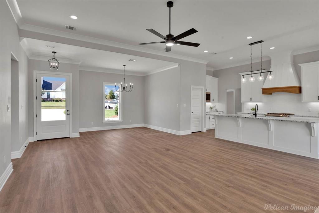 165 Oak Aly Road Stonewall, LA 71078 - Photo 12 of 36 a view of an empty room and kitchen view