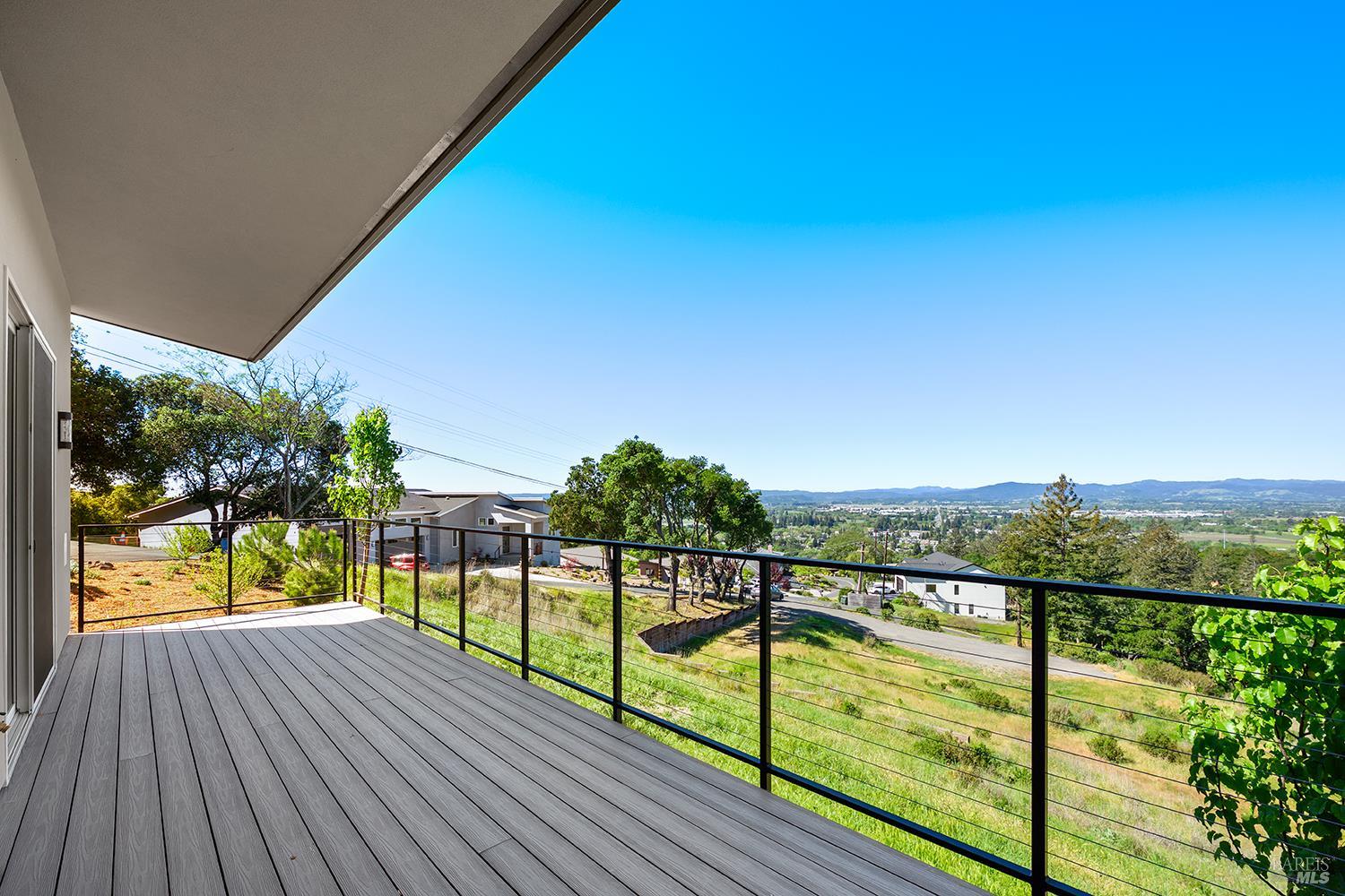 1292 Wikiup Drive Santa Rosa, CA 95403 - Photo 25 of 32 a view of outdoor space with wooden deck