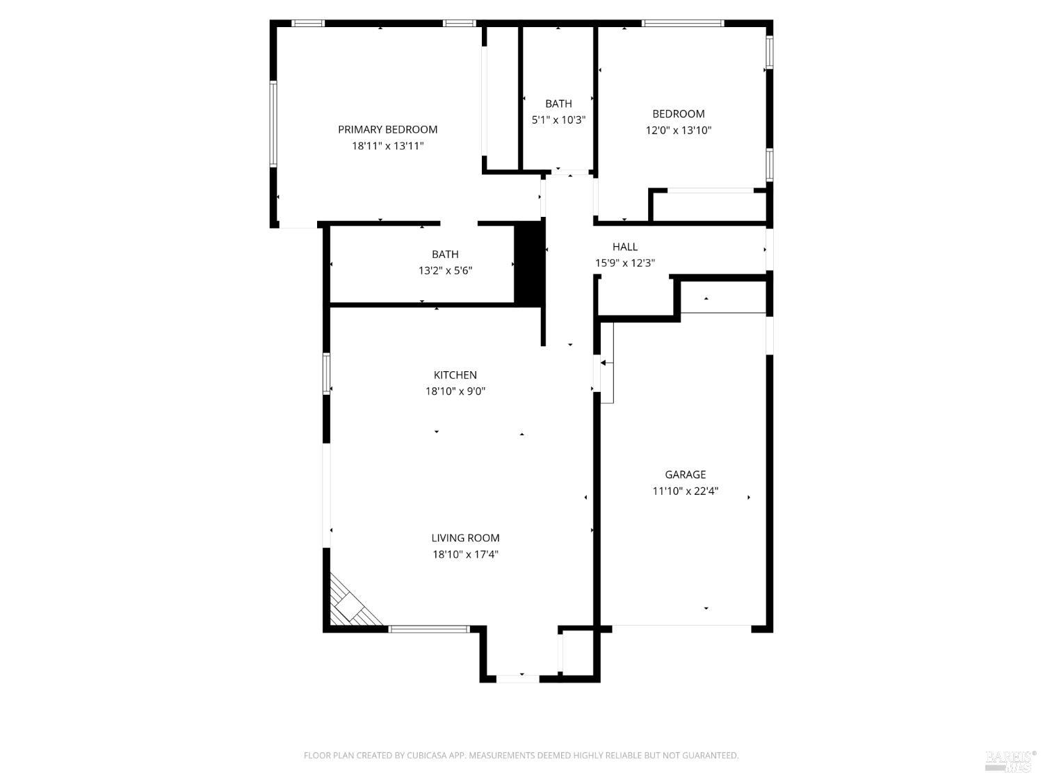 1292 Wikiup Drive Santa Rosa, CA 95403 - Photo 32 of 32 a picture of a floor plan