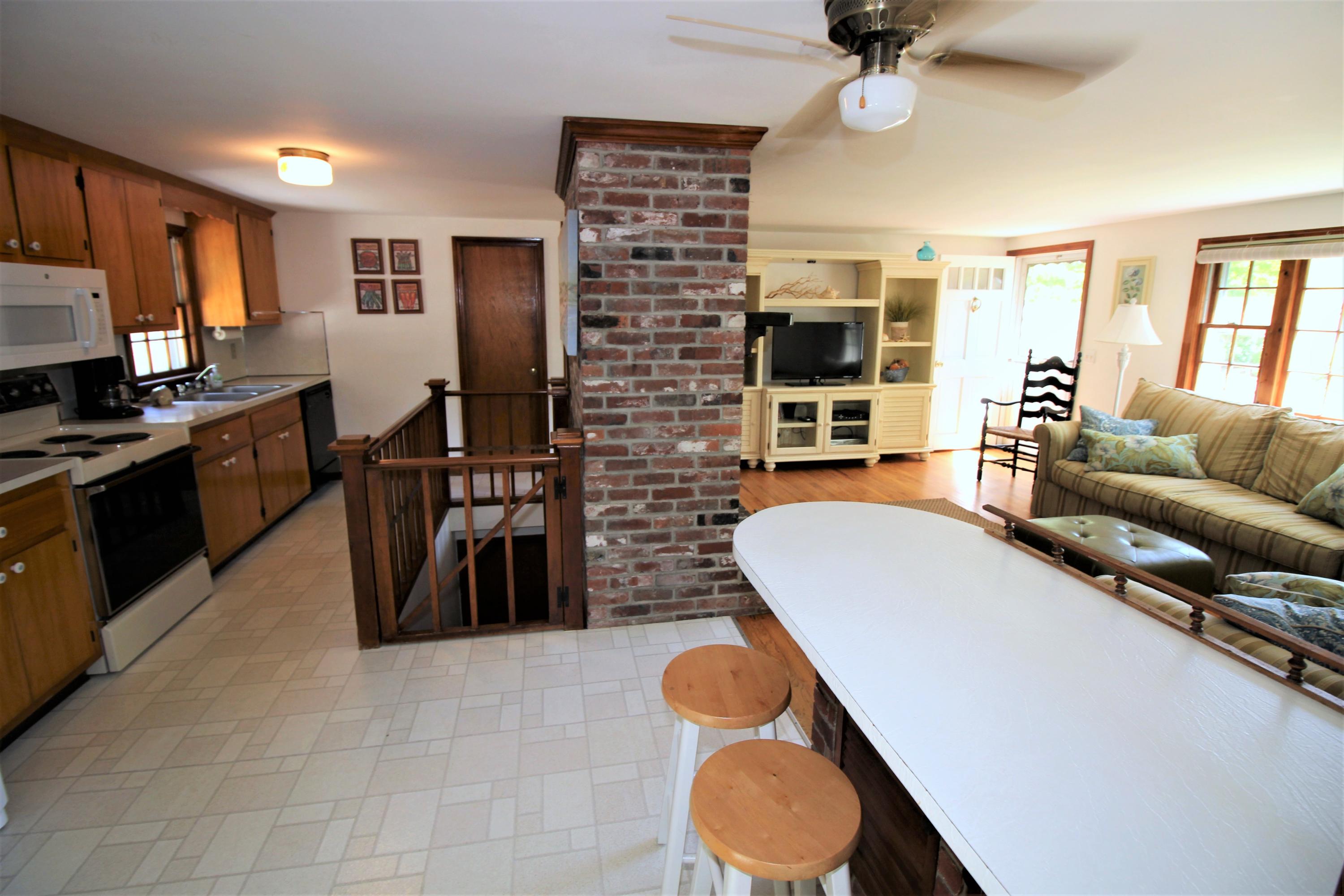 72 Wild Hunter Road Dennis, MA 02638 - Photo 6 of 26 Kitchen & Living Room