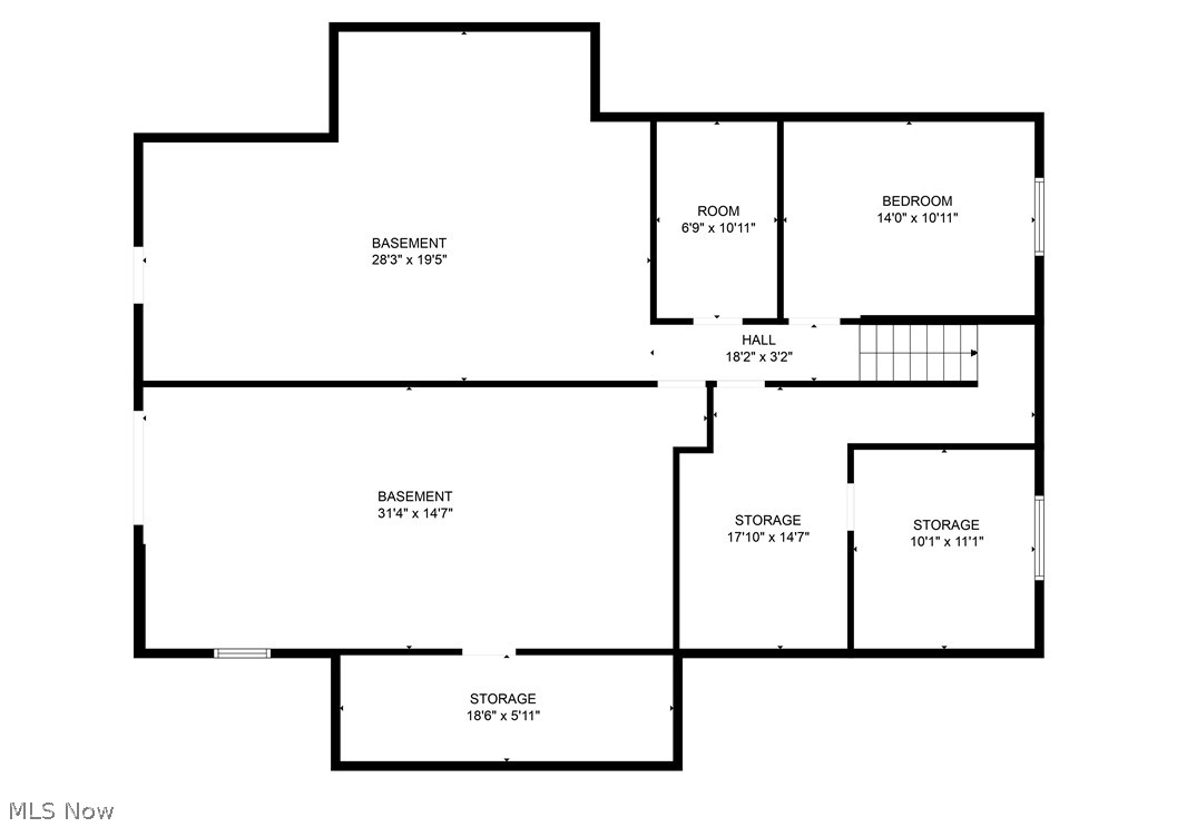 45455 Parsons Road Oberlin, OH 44074 - Photo 50 of 50 Basement floor plan
