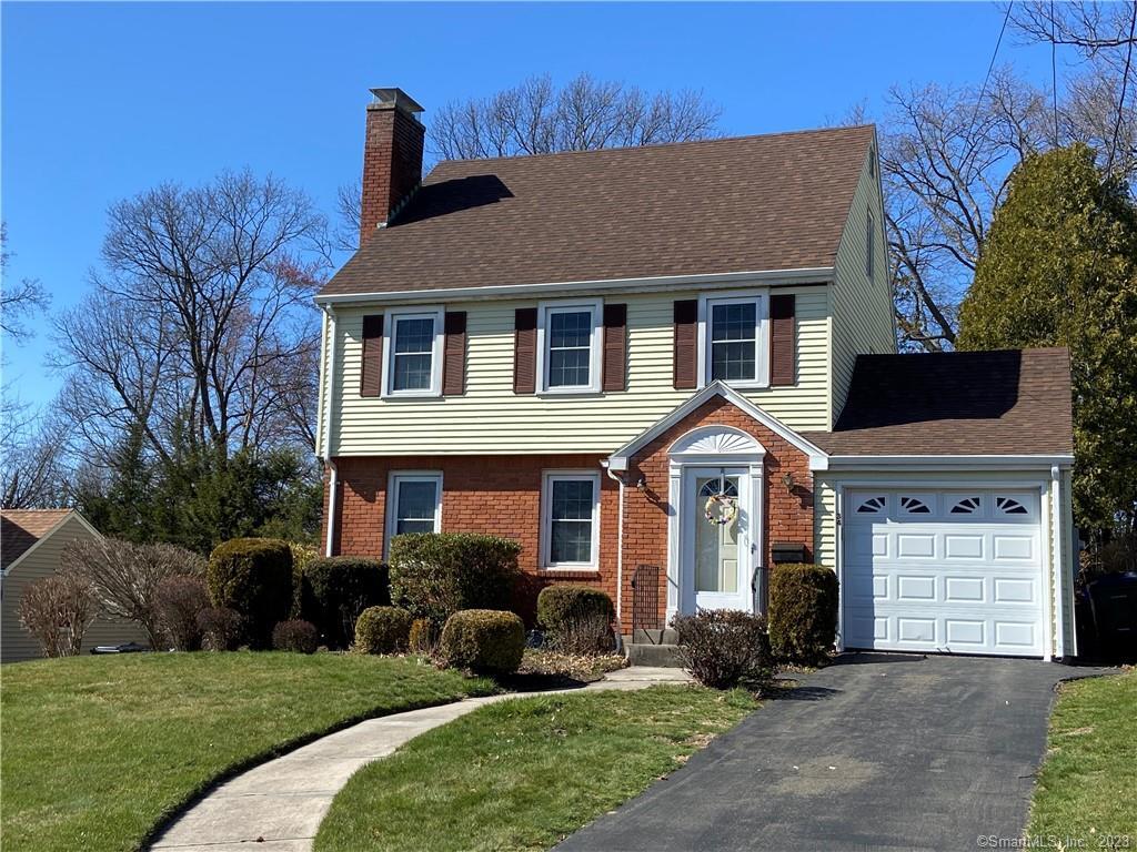 34 Onlook Road Wethersfield, CT 06109 - Photo 1 of 1 a front view of a house with a yard