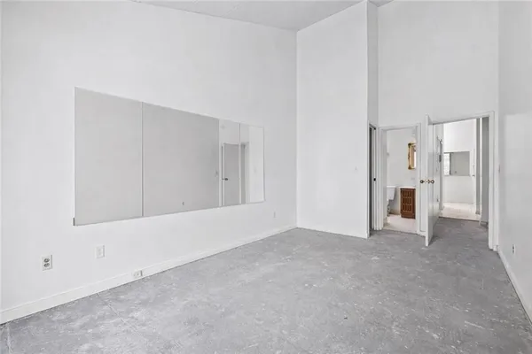 a view of an empty room