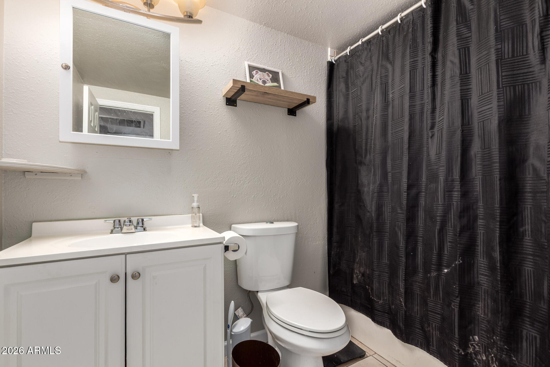 6423 West Almeria Road Phoenix, AZ 85035 - Photo 18 of 31 a bathroom with a sink a toilet and a mirror