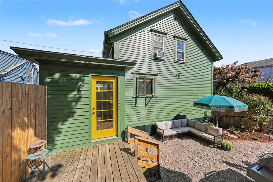 307 Main Street Warren, RI 02885 - Photo 30 of 43 Deck to Courtyard & Barbecue Area
