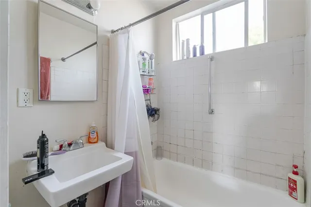 a view of backyard and entertaining space