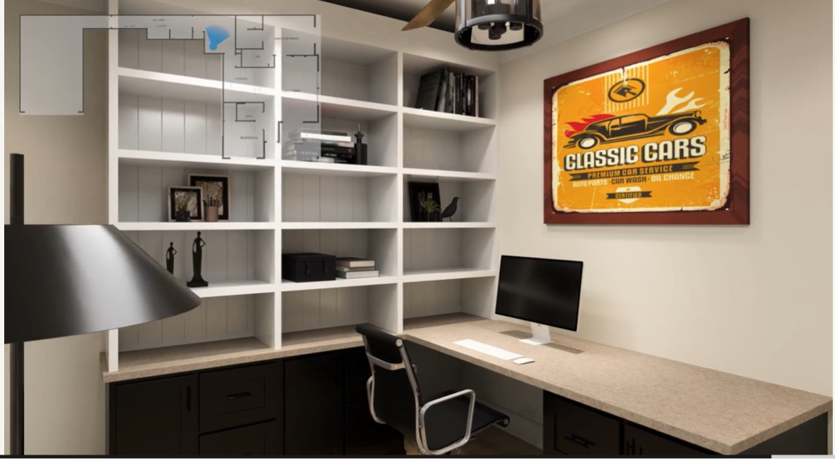64 Kloe Lane, Unit 64 Sycamore, IL 60178 - Photo 13 of 45 a desk with a chair and a bookshelf