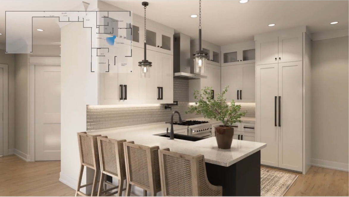 64 Kloe Lane, Unit 64 Sycamore, IL 60178 - Photo 5 of 45 a kitchen with stainless steel appliances kitchen island granite countertop a refrigerator and a sink