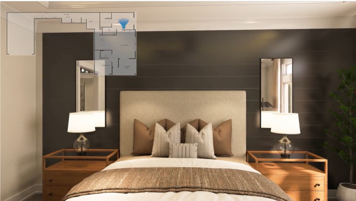 64 Kloe Lane, Unit 64 Sycamore, IL 60178 - Photo 8 of 45 a bedroom with a bed and a lamp