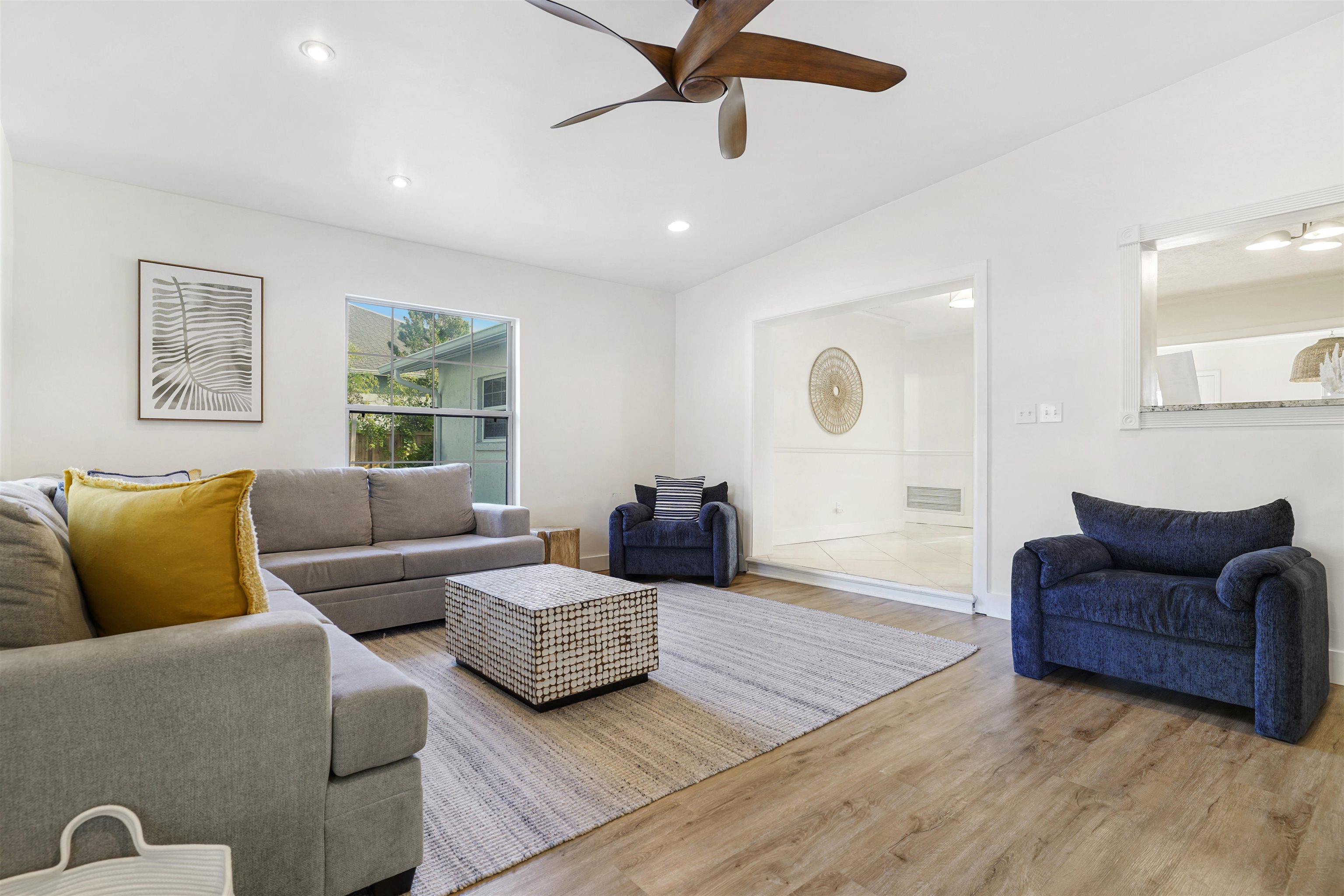 5436 4th Street St. Augustine, FL 32080 - Photo 11 of 45 a living room with furniture and a large window