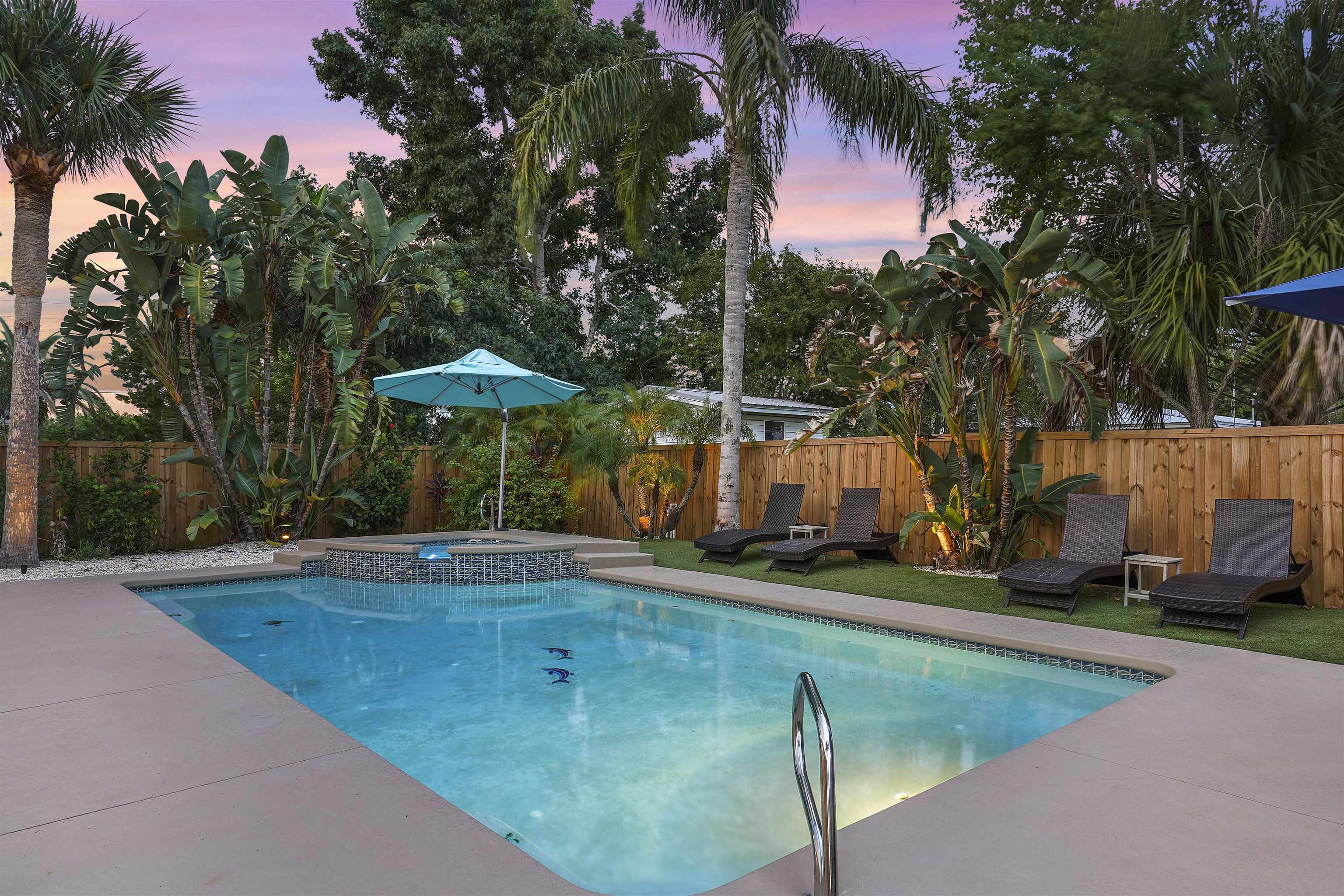 5436 4th Street St. Augustine, FL 32080 - Photo 37 of 45 an outdoor space with swimming pool and furniture