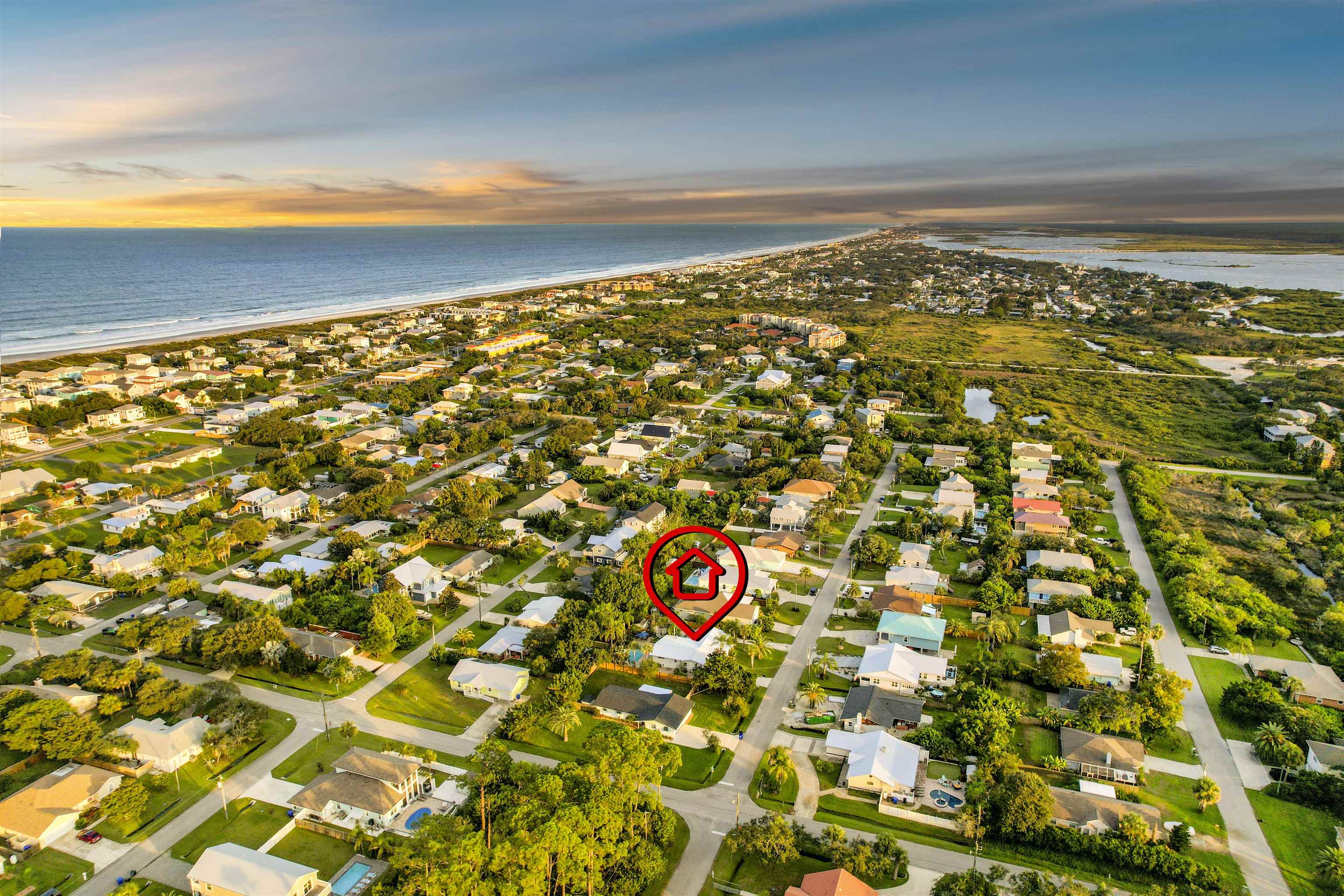 5436 4th Street St. Augustine, FL 32080 - Photo 45 of 45 a view of beach and an ocean