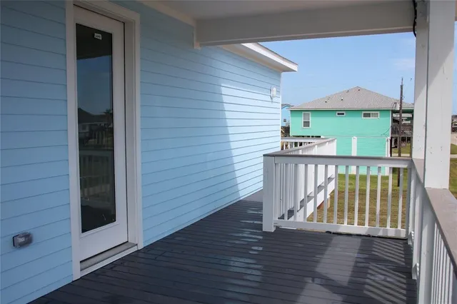 a view of front door