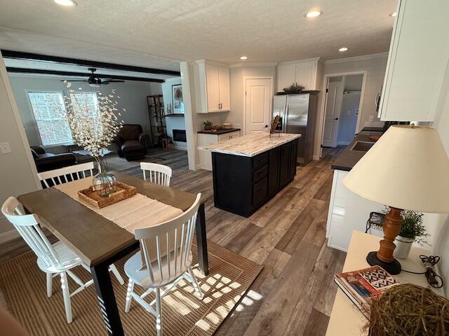 2475 Coles Creek Road Rocky Mount, VA 24151 - Photo 16 of 42 a large kitchen with a table and chairs