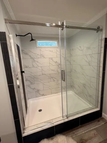 a house with trees in the background