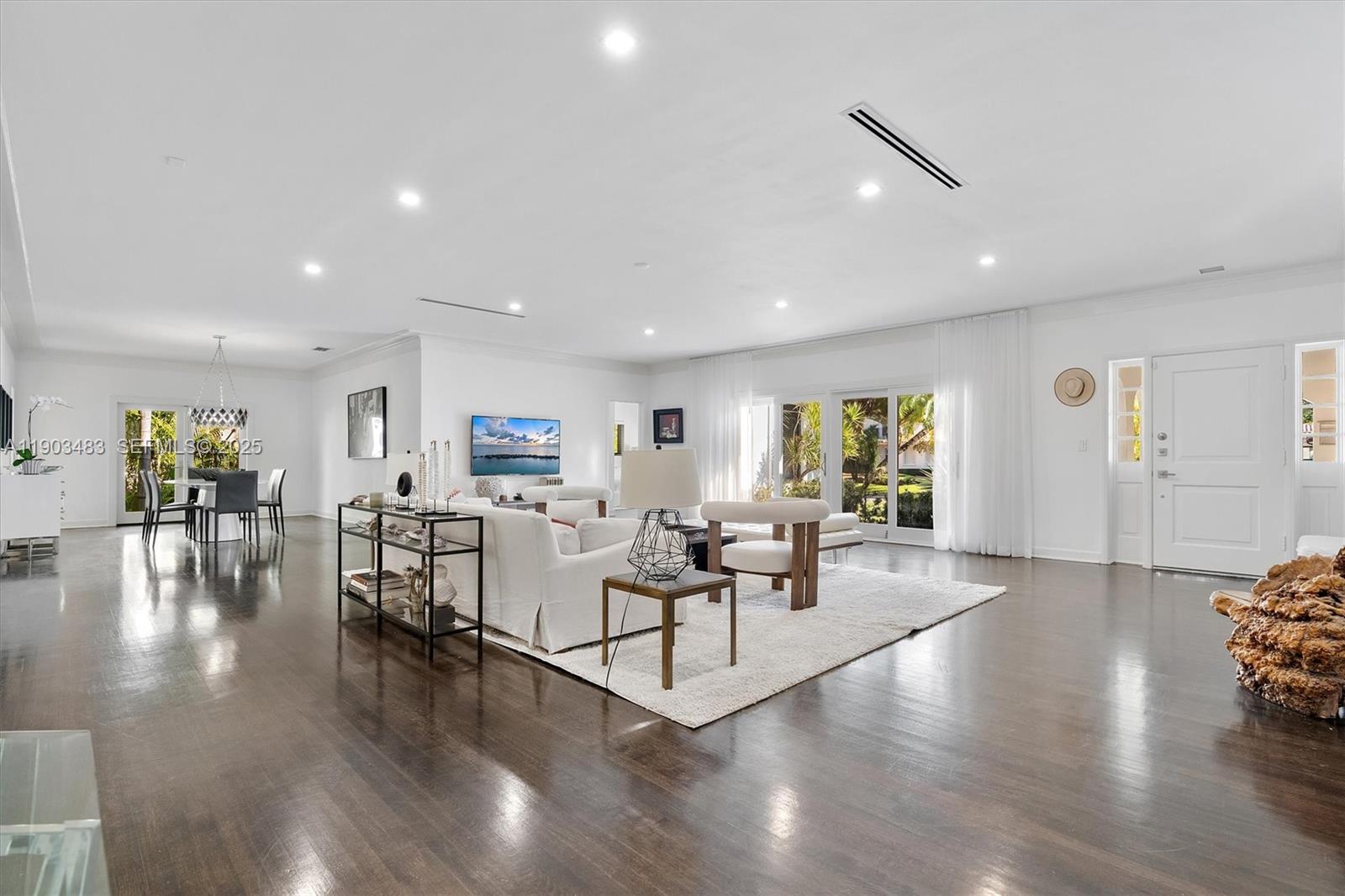 641 Island Road Miami, FL 33137 - Photo 3 of 16 a living room with furniture and wooden floor